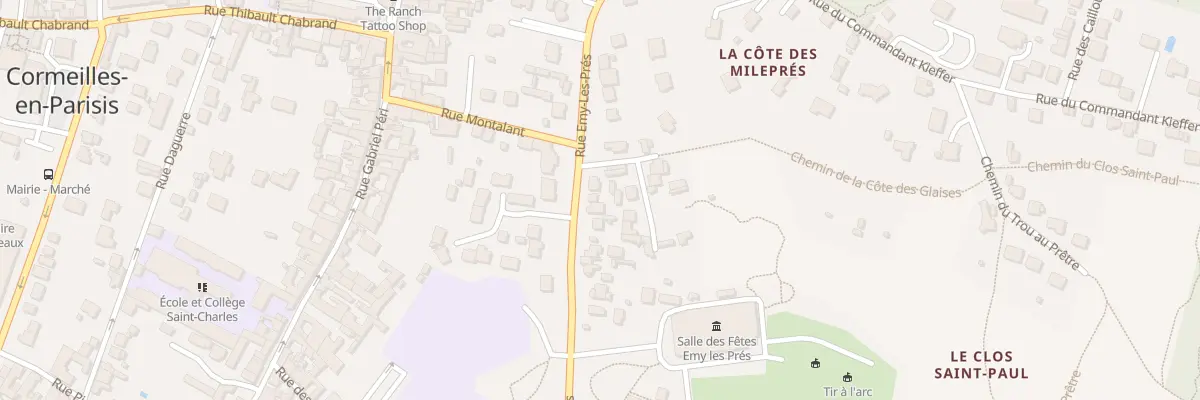 Plan du 58 Rue Emy les Prés à Cormeilles-en-Parisis
