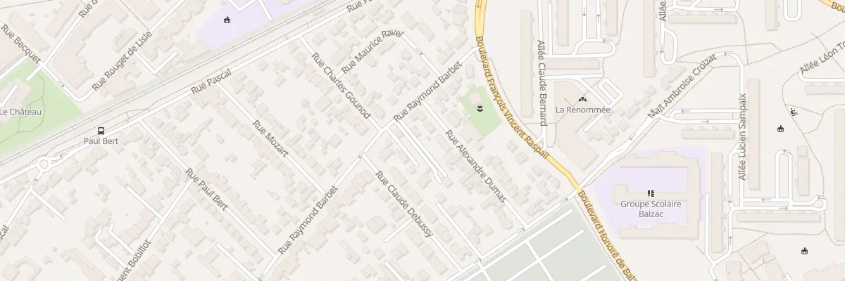 Plan du 180 Rue Raymond Barbet à Nanterre