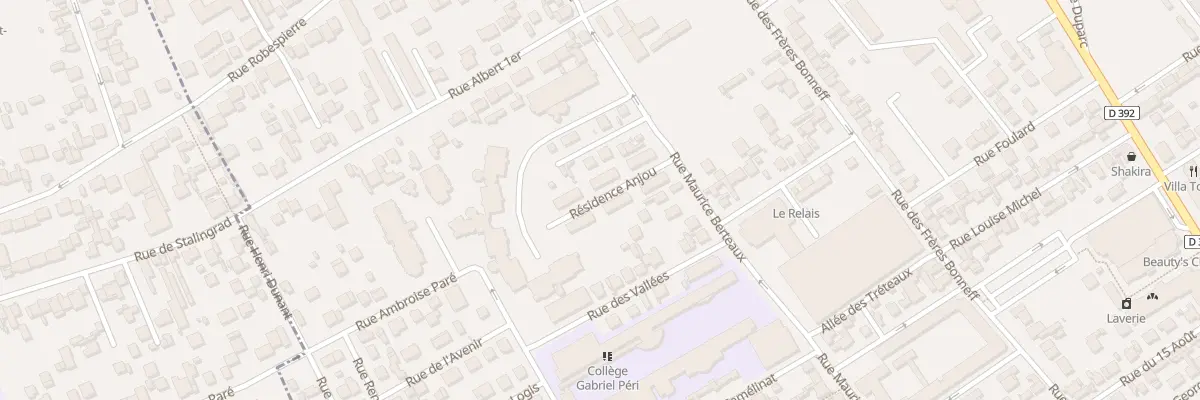 Plan du 219 Rue Maurice Berteaux à Bezons