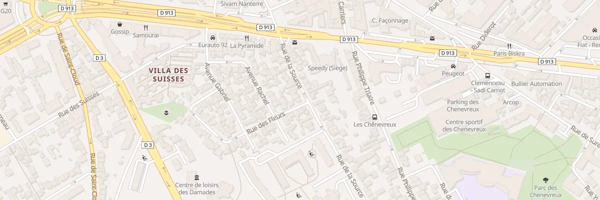 Plan du 24 Rue de la Source à Nanterre