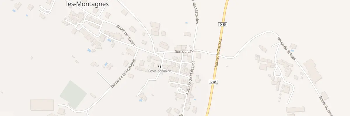 Plan du 1 Rue de la Fontaine à Saint-Affrique-les-Montagnes