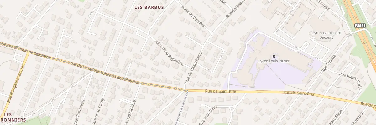 Plan du 192 Rue de Beauchamp à Taverny