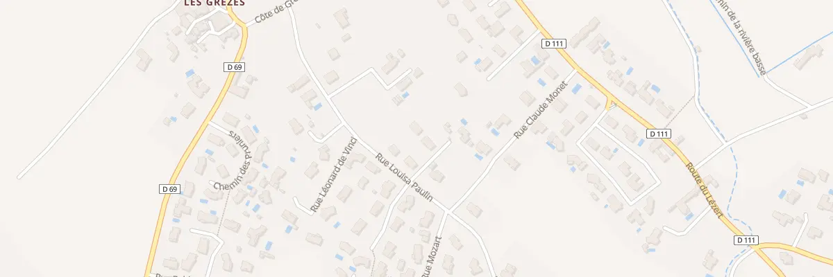Plan du 36 Rue Louisa Paulin à Cambon