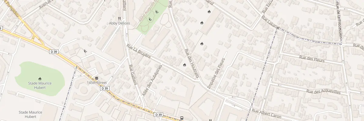 Plan du 39 Rue La Bruyère à Rueil-Malmaison