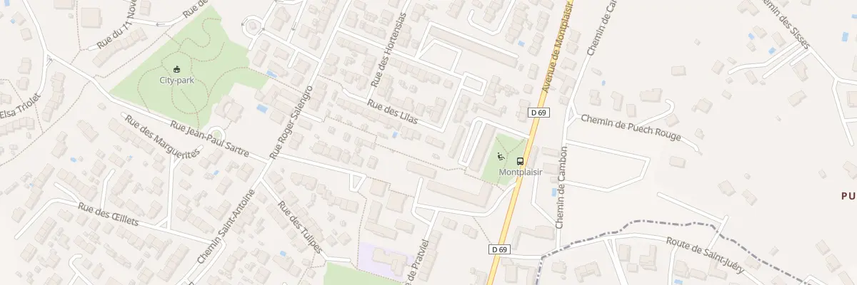 Plan du 23 Rue des Lilas à Saint-Juéry