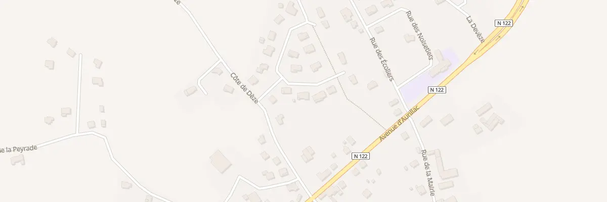 Plan du 8 Lot Communal La Deveze à Saint-Étienne-de-Maurs