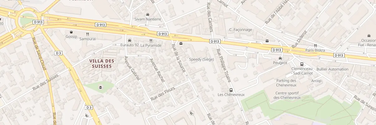 Plan du 11 Rue de la Source à Nanterre