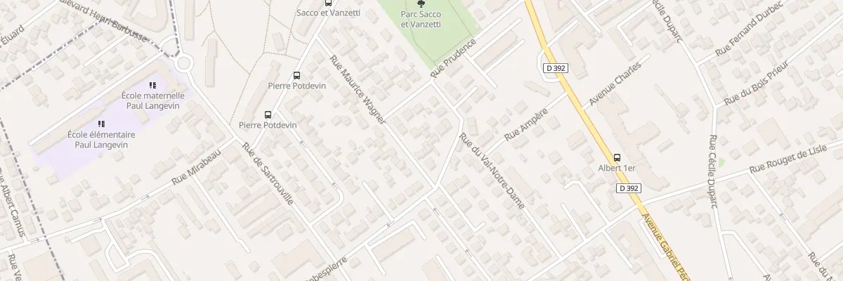 Plan du 6 Rue Maurice Wagner à Bezons