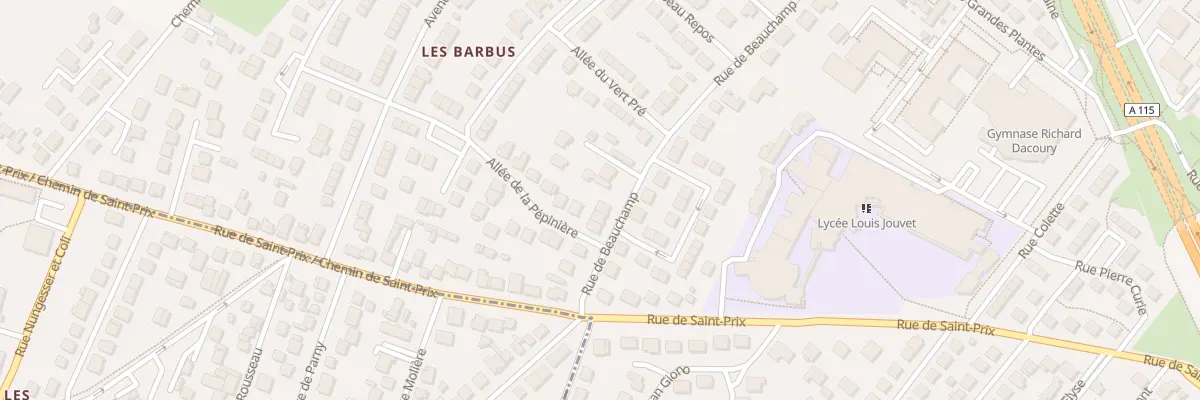 Plan du 188 Rue de Beauchamp à Taverny