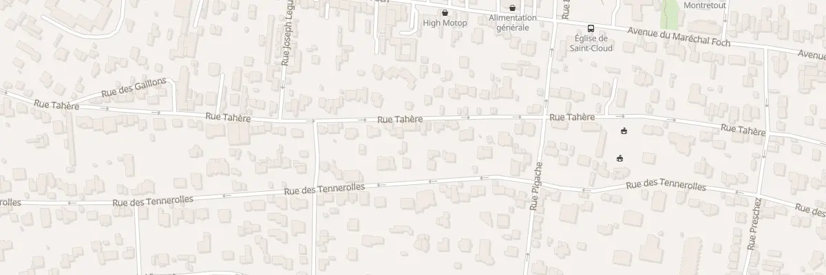 Plan du 71 Rue Tahere à Saint-Cloud