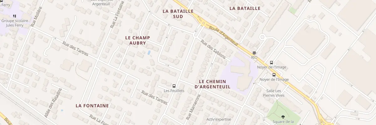 Plan du 44 Rue de la Bataille à Cormeilles-en-Parisis