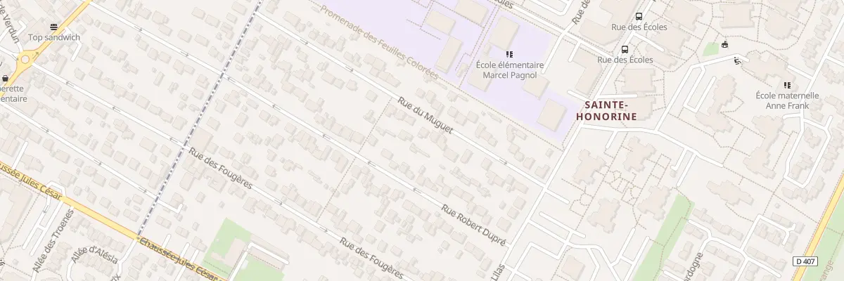 Plan du 38 Rue du Muguet à Taverny