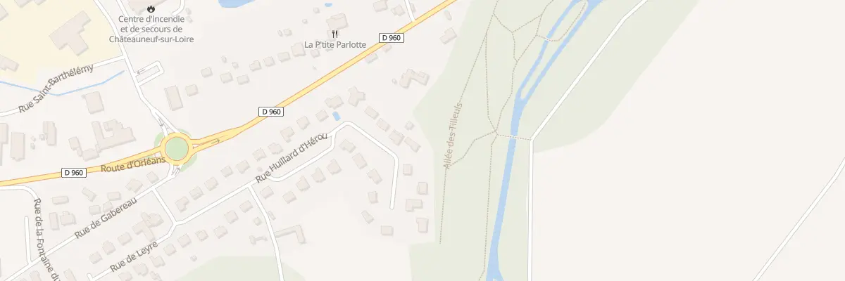 Plan du 31 Rue Huillard d’Herou à Châteauneuf-sur-Loire