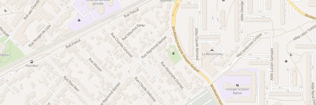 Plan du 186 Rue Raymond Barbet à Nanterre