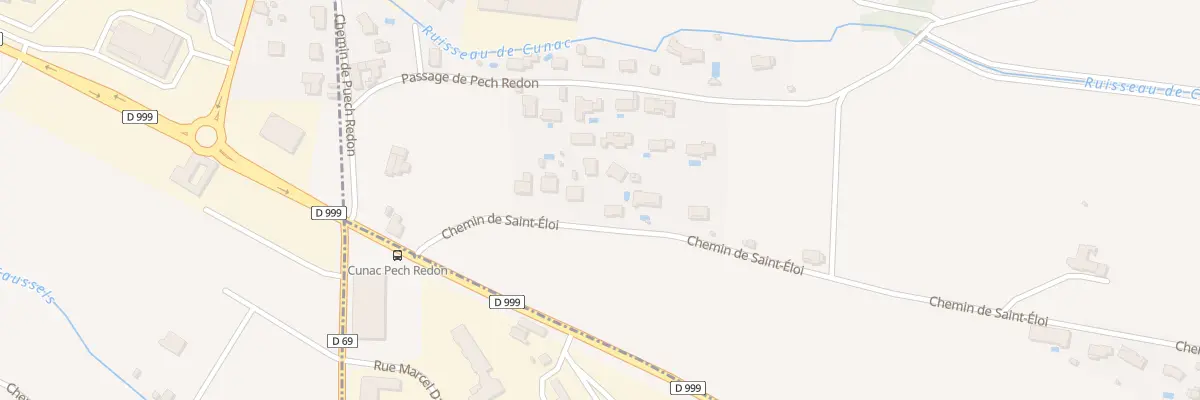 Plan du 118 Che Saint Eloi à Cunac