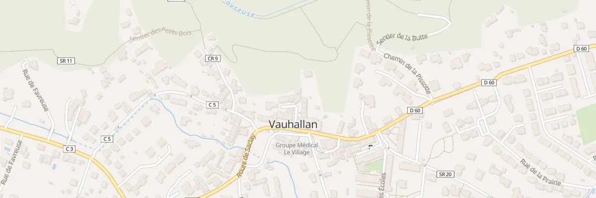 Plan du 14 Grand Cour à Vauhallan