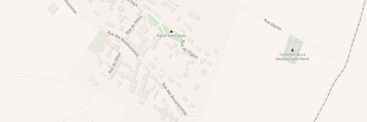 Plan du 10 Rue de l’Eglise à La Neuville-Saint-Pierre