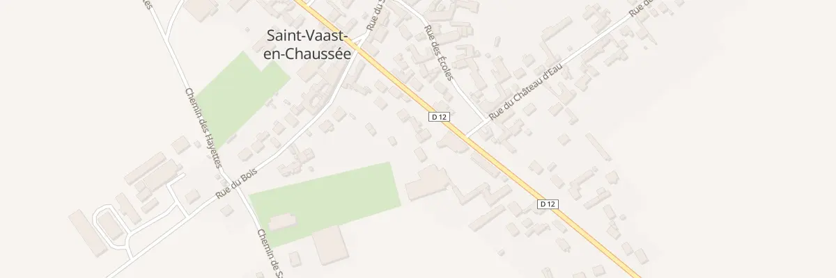 Plan du 15 Rue d’Amiens à Saint-Vaast-en-Chaussée