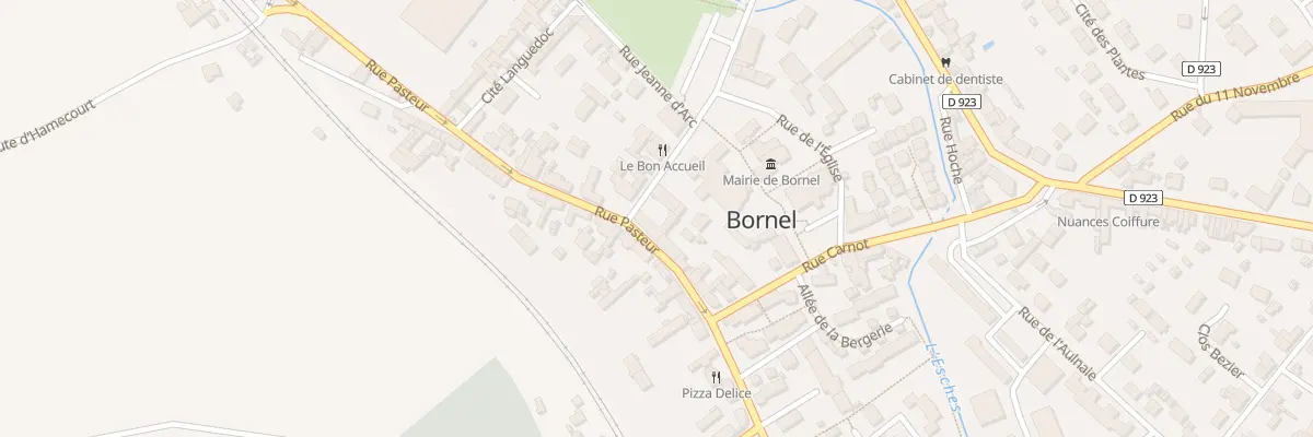 Plan du 17 Rue Gambetta à Bornel