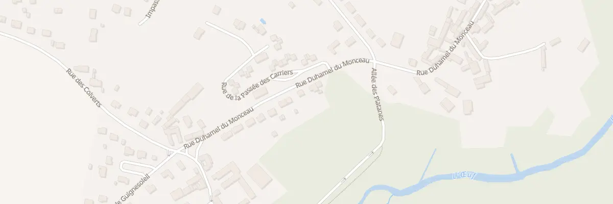 Plan du 27 Rue Duhamel du Monceau à Pithiviers-le-Vieil