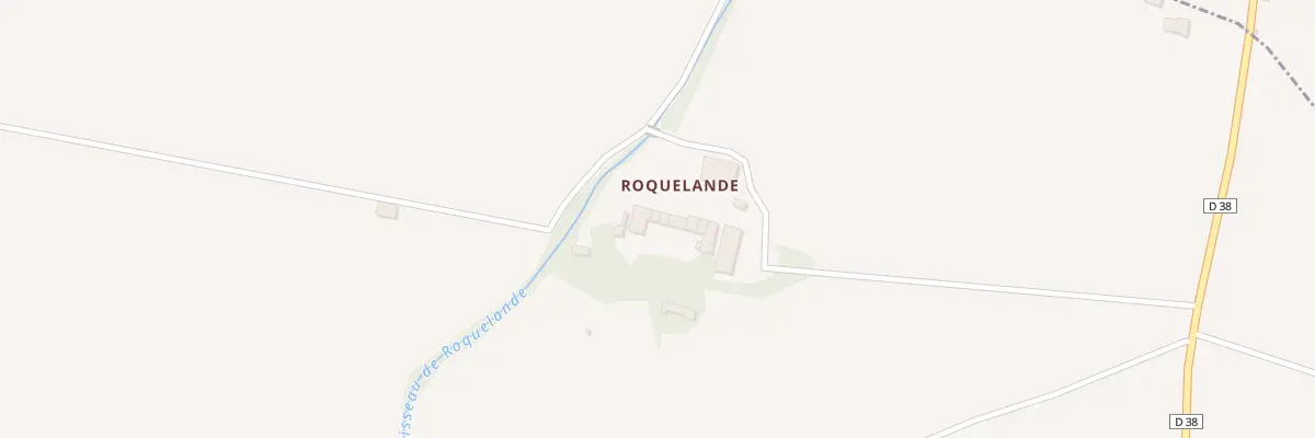 Plan du 248 Roquelande à Arzens