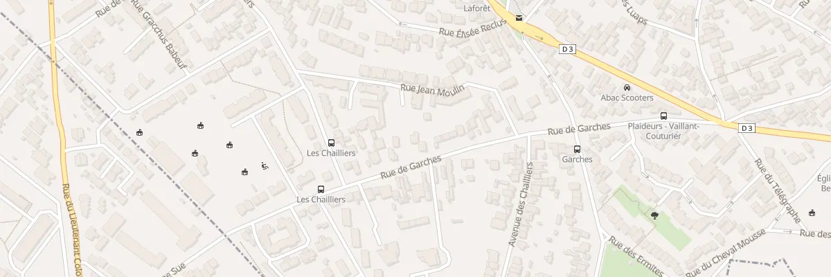 Plan du 80 Rue de Garches à Nanterre