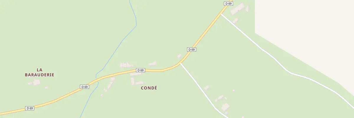 Plan du 13 Conde à La Celle-Condé
