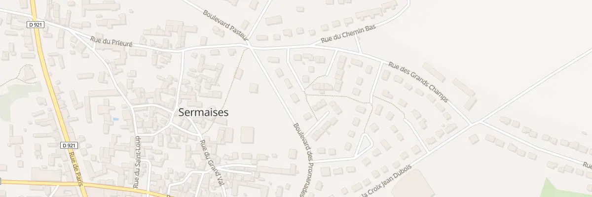 Plan du 14 Bd des Promenades à Sermaises