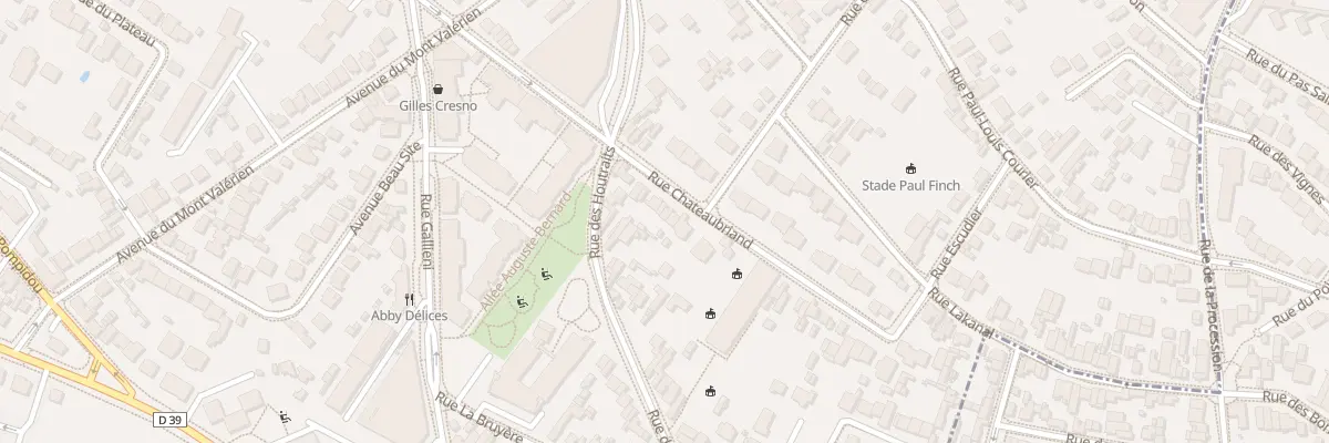Plan du 42 Rue Chateaubriand à Rueil-Malmaison