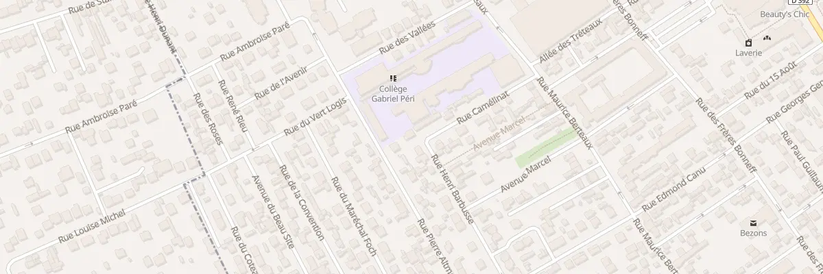 Plan du 18 Rue Camélinat à Bezons