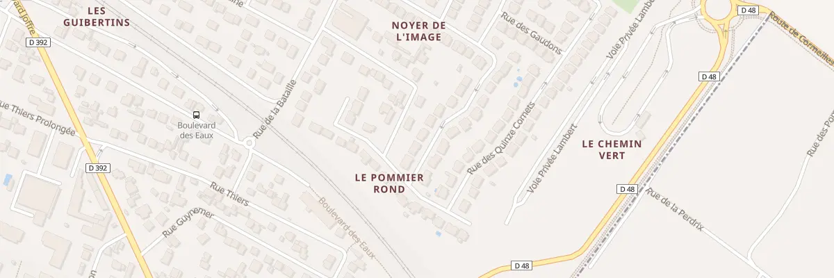 Plan du 50 Rue des Trois Freres Lambert à Cormeilles-en-Parisis