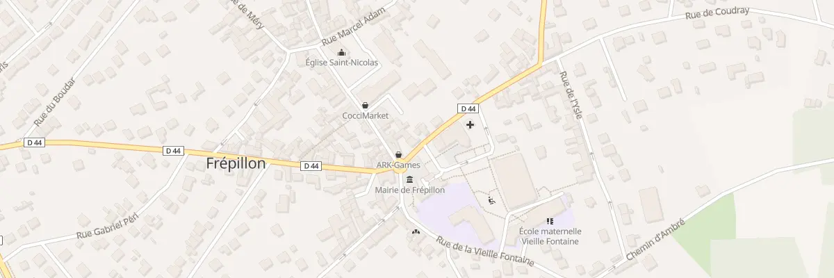 Plan du 5 Rue du Coudray à Frépillon