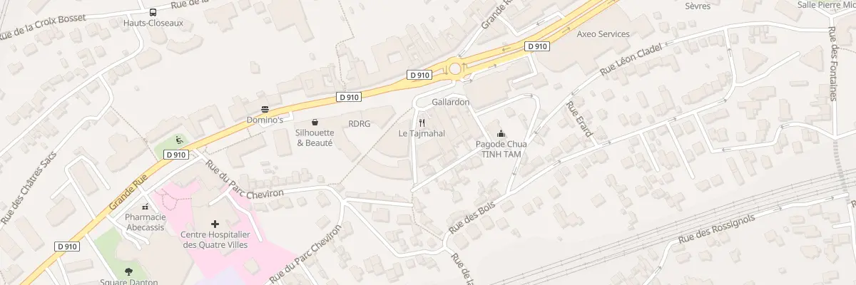 Plan du 5 Rue de la Garenne à Sèvres