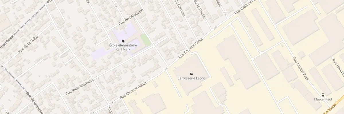 Plan du 104 Rue Casimir Périer à Bezons