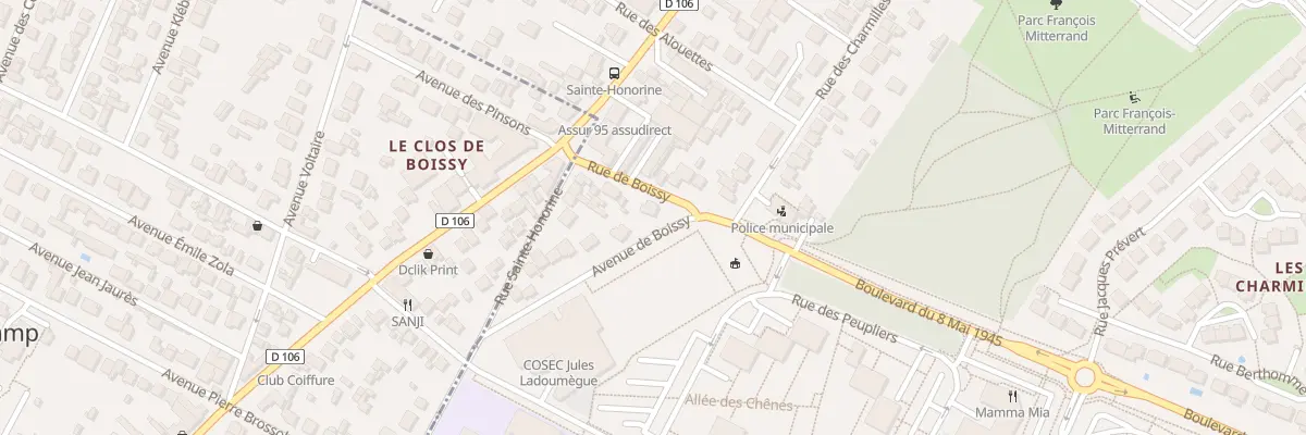 Plan du 10 Rue de Boissy à Taverny