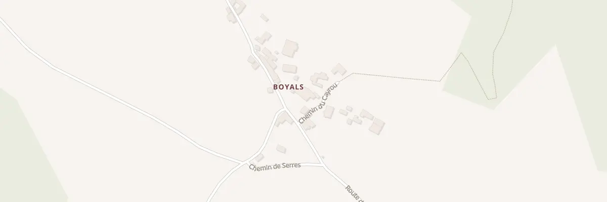 Plan du 11 Che du Cayrou à Pampelonne