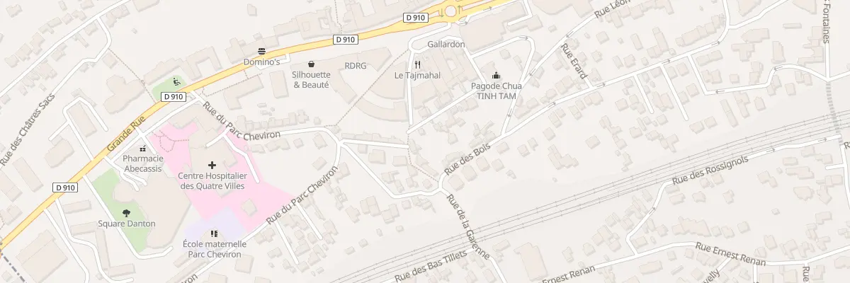 Plan du 11 Rue de la Garenne à Sèvres