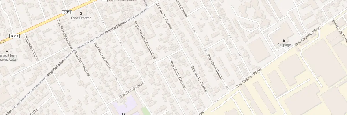 Plan du 28 Rue Marie Garreau à Bezons