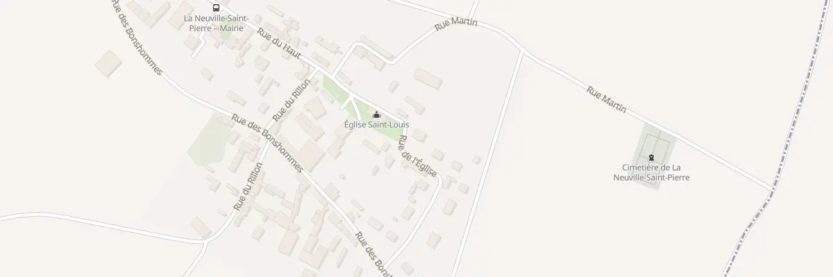 Plan du 9 Rue de l’Eglise à La Neuville-Saint-Pierre