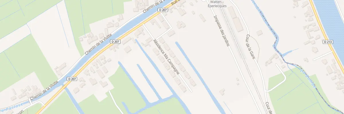 Plan du 18 Rue de la Gare Res Ma Campagne à Éperlecques