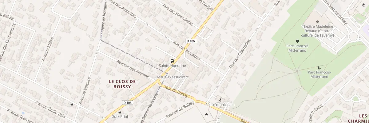 Plan du 213 Rue d’Herblay à Taverny