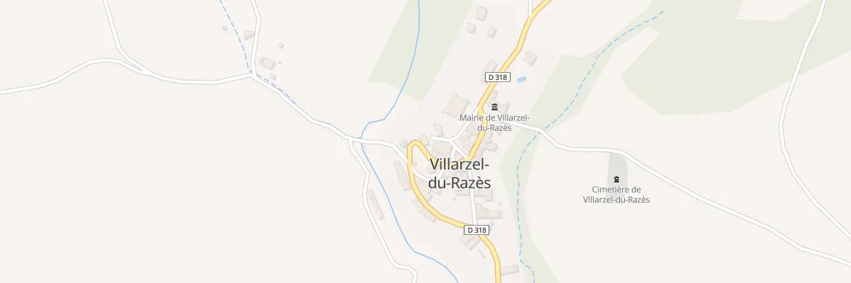 Plan du 39 Le Village à Villarzel-du-Razès