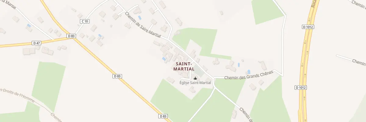 Plan du 95 Che de Saint-Martial à Castres