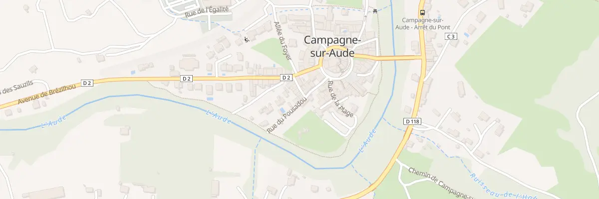 Plan du 140 Le Village à Campagne-sur-Aude