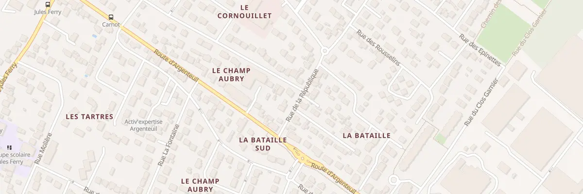 Plan du 68 Rue de la République à Cormeilles-en-Parisis