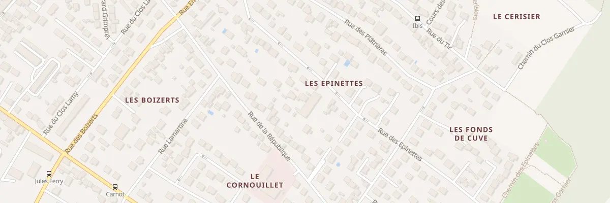Plan du 36 Rue des Epinettes à Cormeilles-en-Parisis