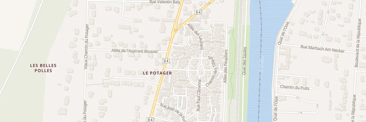 Plan du 33 Che des Myosotis à Parmain