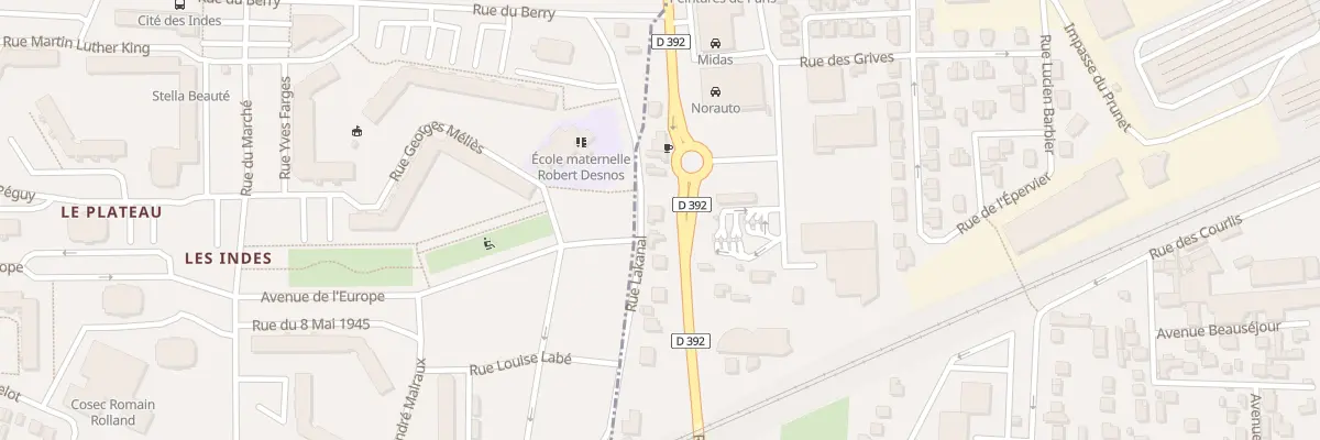 Plan du 55 Rte de Pontoise à Argenteuil