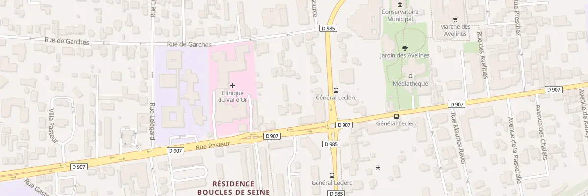 Plan du 6 Rue Pasteur à Saint-Cloud
