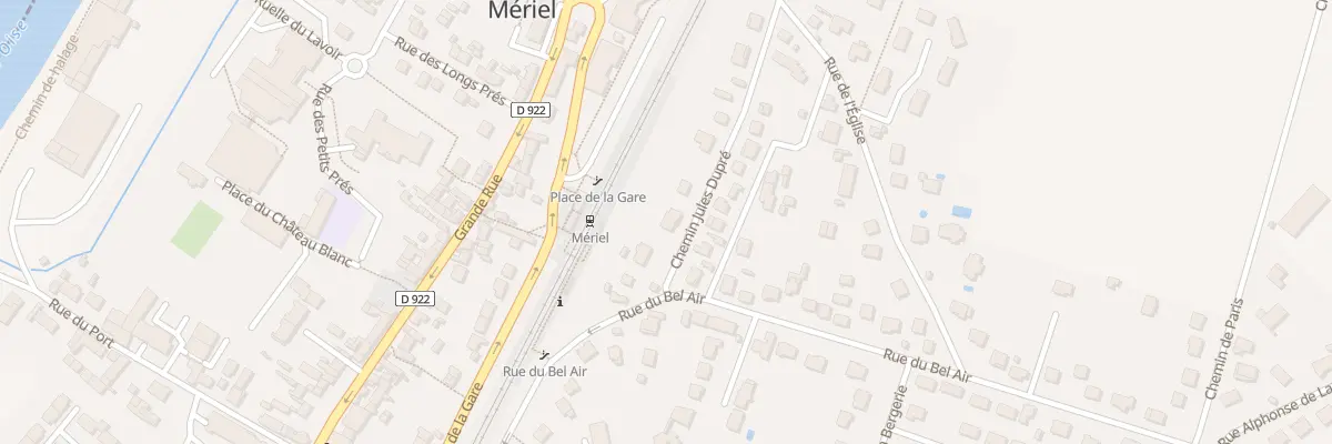 Plan du 24 Che Jules Dupré à Mériel